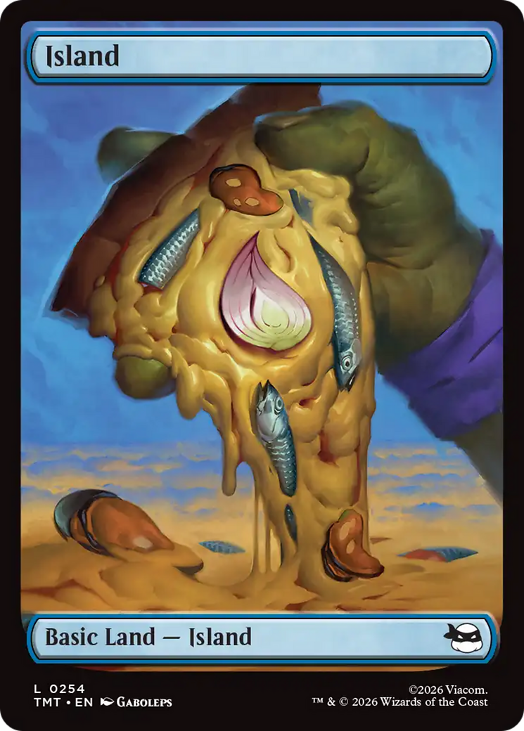 Magic: The Gathering - Island - Teenage Mutant Ninja Turtles