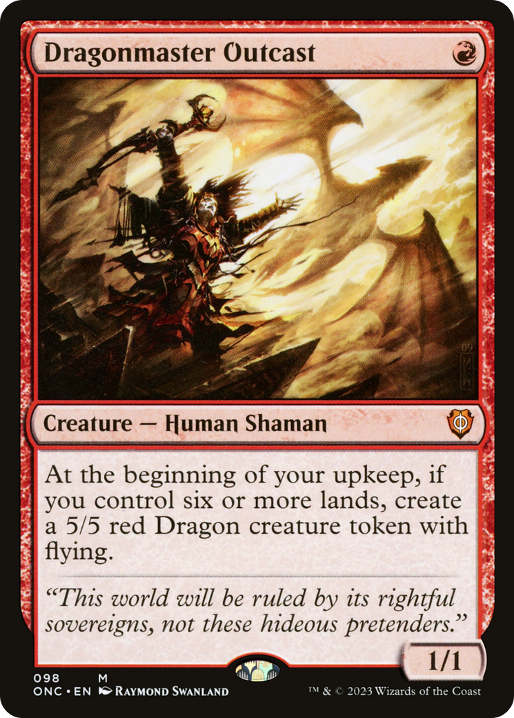 Magic: The Gathering - Dragonmaster Outcast - Phyrexia: All Will Be One Commander