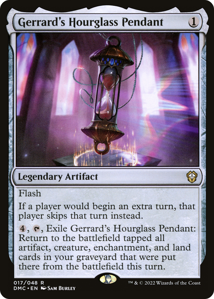 Magic: The Gathering - Gerrard's Hourglass Pendant - Dominaria United Commander