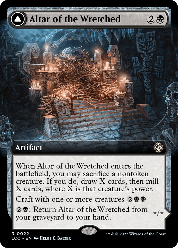 Magic: The Gathering - Altar of the Wretched // Wretched Bonemass - The Lost Caverns of Ixalan Commander