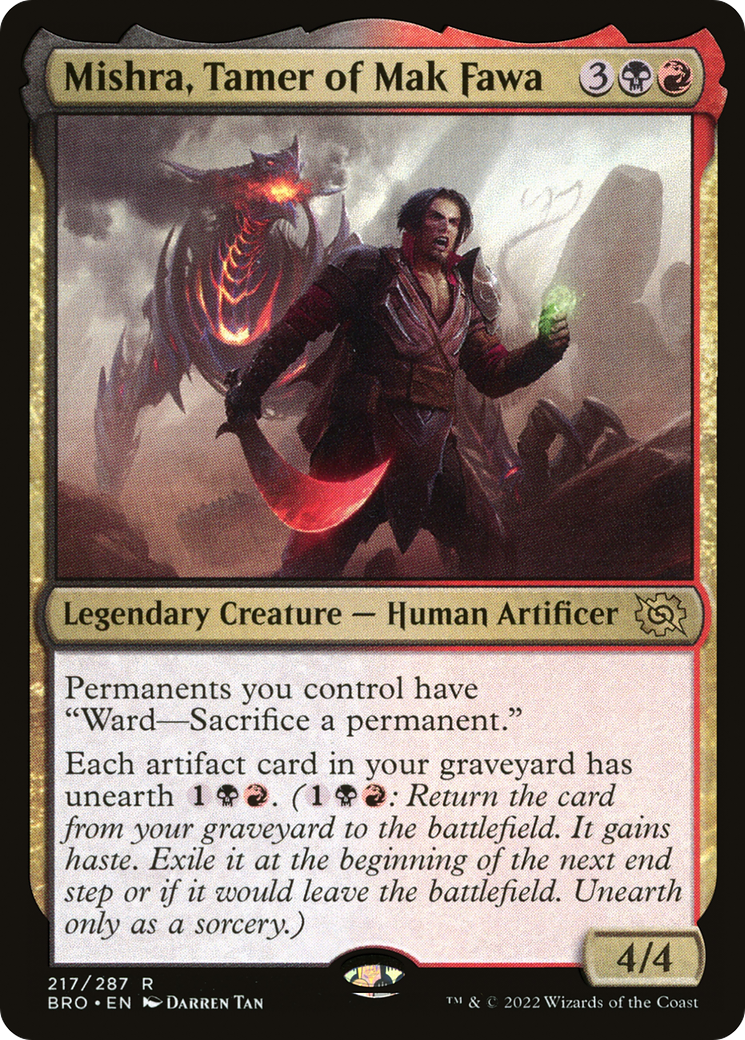 Magic: The Gathering - Mishra, Tamer of Mak Fawa Foil - The Brothers' War