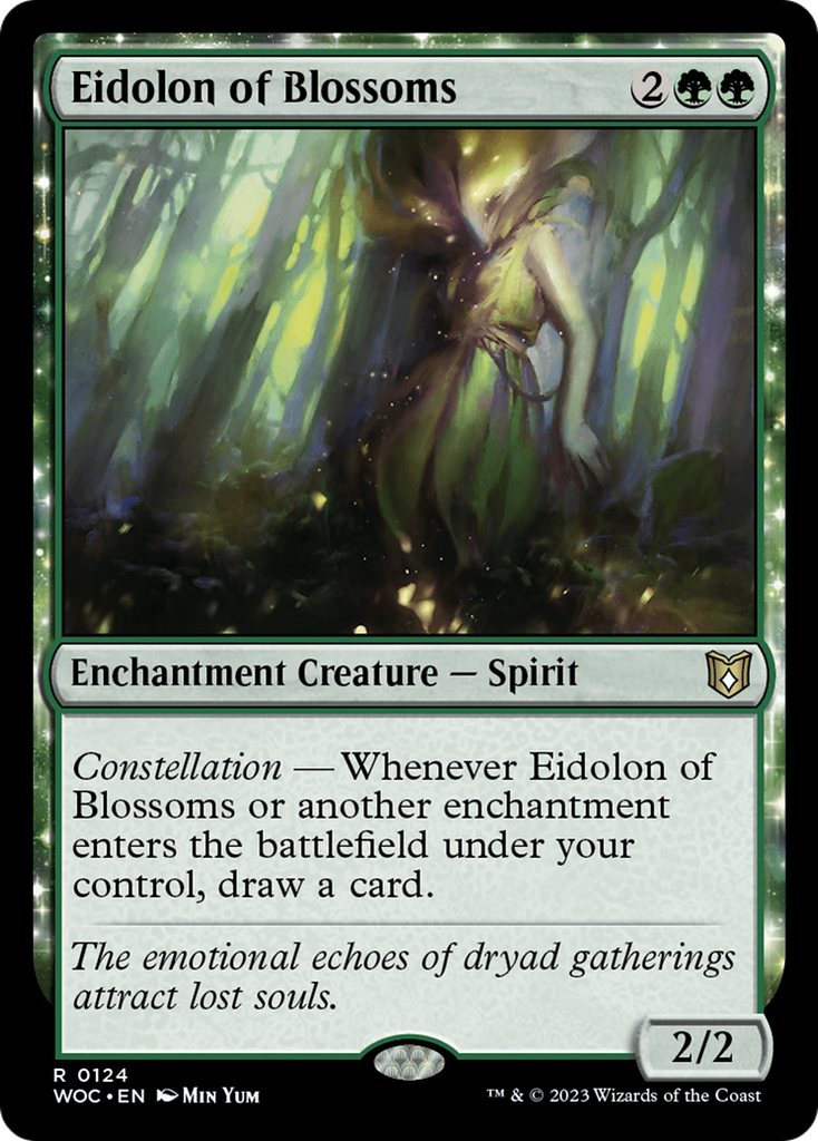 Magic: The Gathering - Eidolon of Blossoms - Wilds of Eldraine Commander