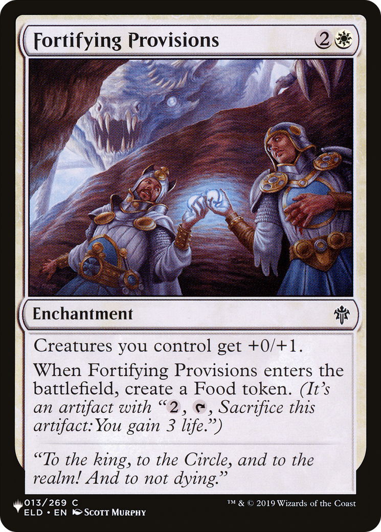 Magic: The Gathering - Fortifying Provisions - The List