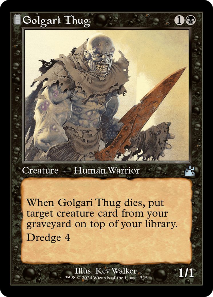 Magic: The Gathering - Golgari Thug Foil - Ravnica Remastered