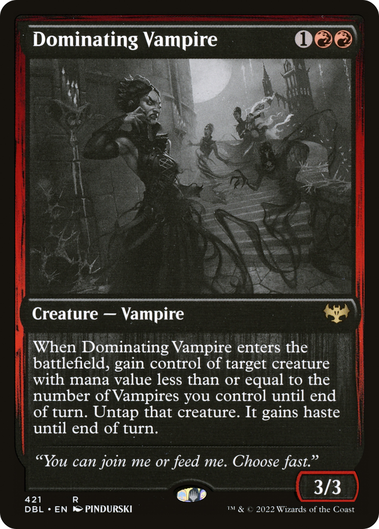 Magic: The Gathering - Dominating Vampire Foil - Innistrad: Double Feature