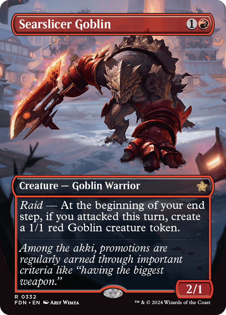 Magic: The Gathering - Searslicer Goblin - Foundations