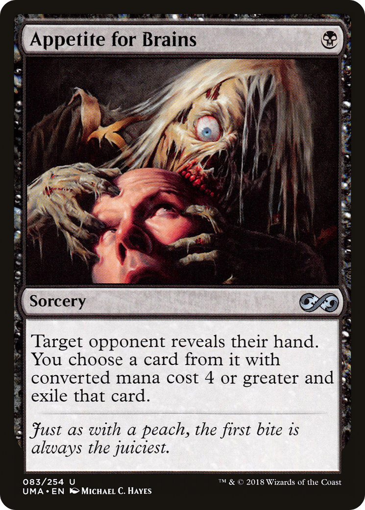 Magic: The Gathering - Appetite for Brains Foil - Ultimate Masters