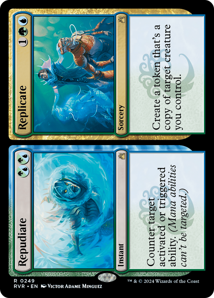 Magic: The Gathering - Repudiate // Replicate Foil - Ravnica Remastered