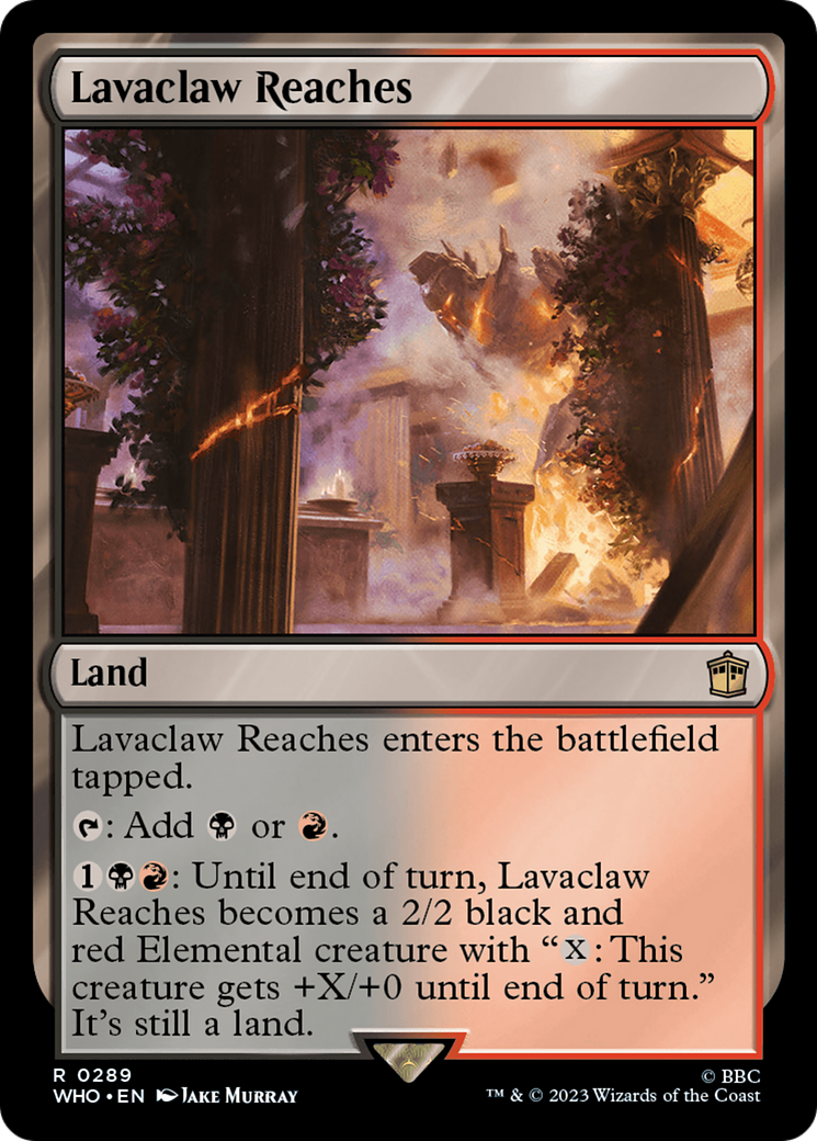 Magic: The Gathering - Lavaclaw Reaches Foil - Doctor Who
