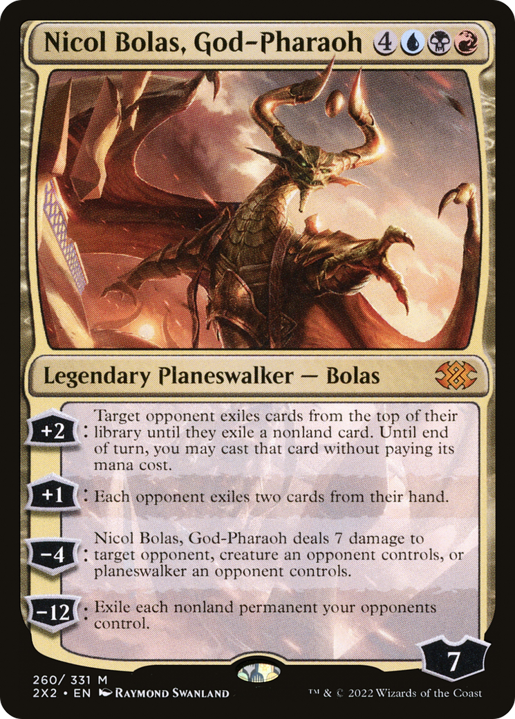 Magic: The Gathering - Nicol Bolas, God-Pharaoh Foil - Double Masters 2022