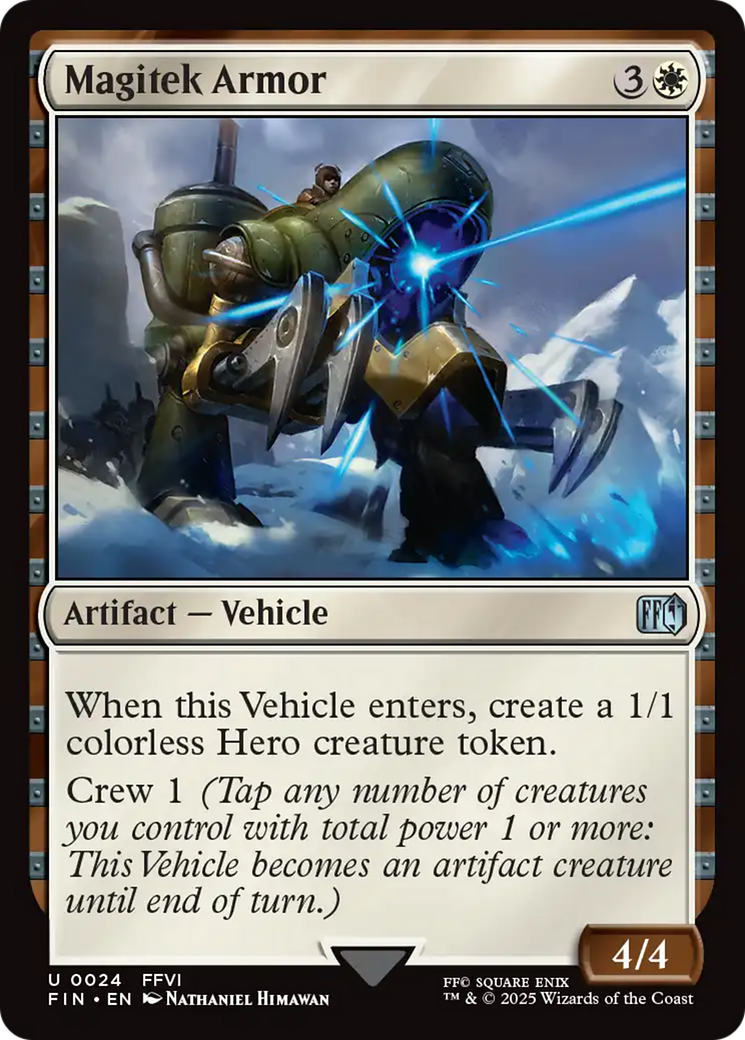 Magic: The Gathering - Magitek Armor Foil - Final Fantasy