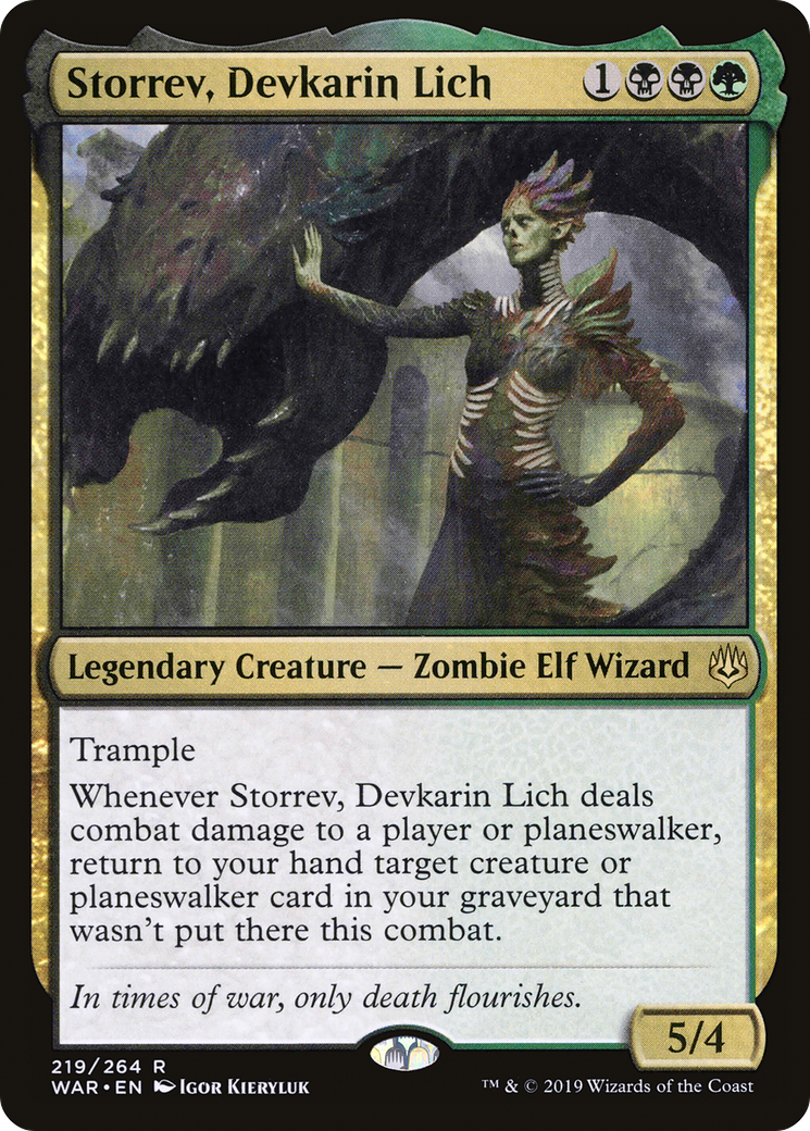 Magic: The Gathering - Storrev, Devkarin Lich Foil - War of the Spark