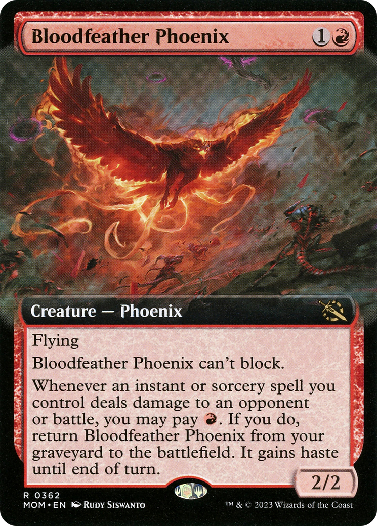 Magic: The Gathering - Bloodfeather Phoenix Foil - March of the Machine