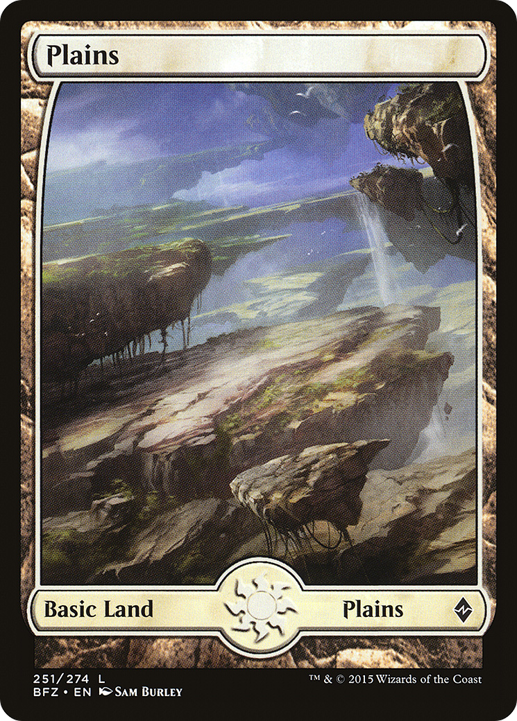 Magic: The Gathering - Plains #251 Foil - Battle for Zendikar