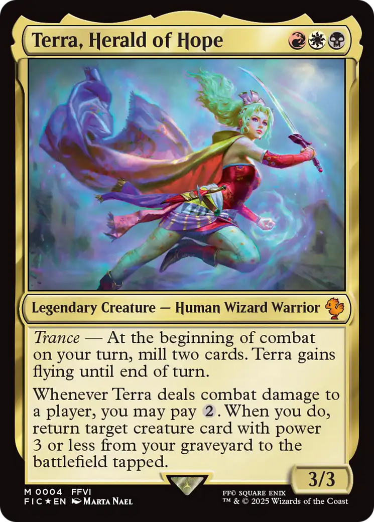 Magic: The Gathering - Terra, Herald of Hope - Final Fantasy Commander