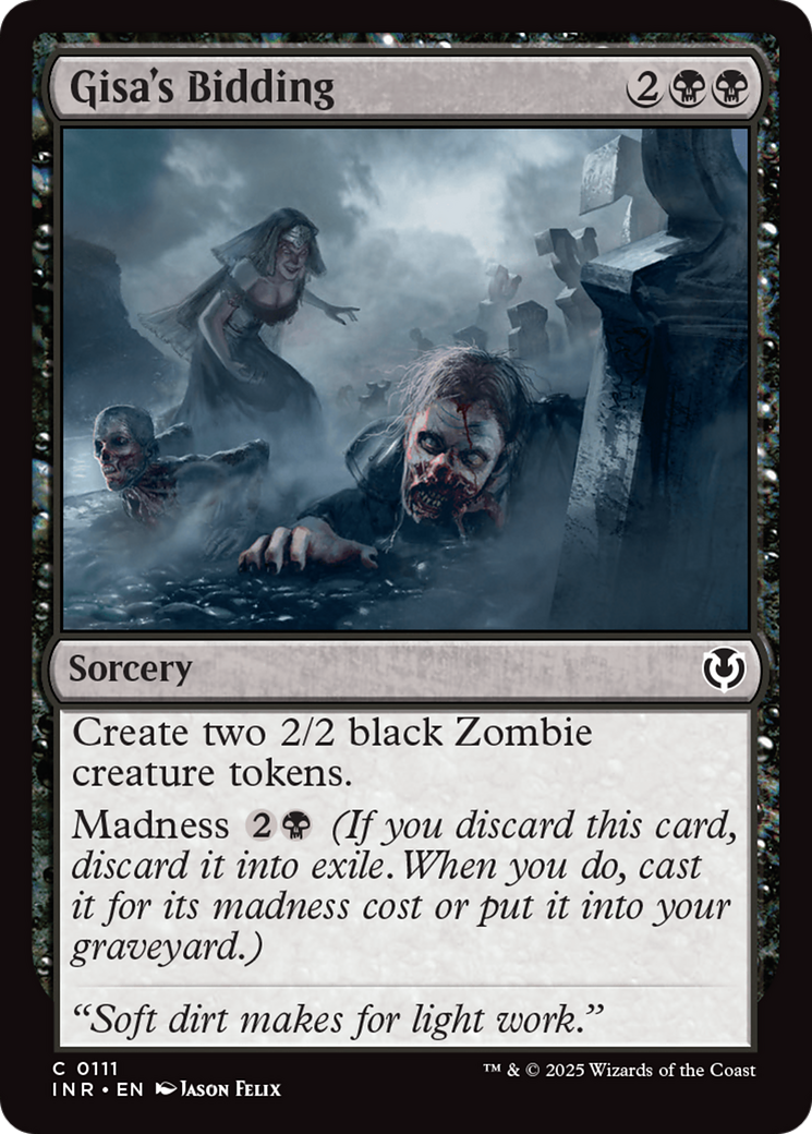 Magic: The Gathering - Gisa's Bidding Foil - Innistrad Remastered
