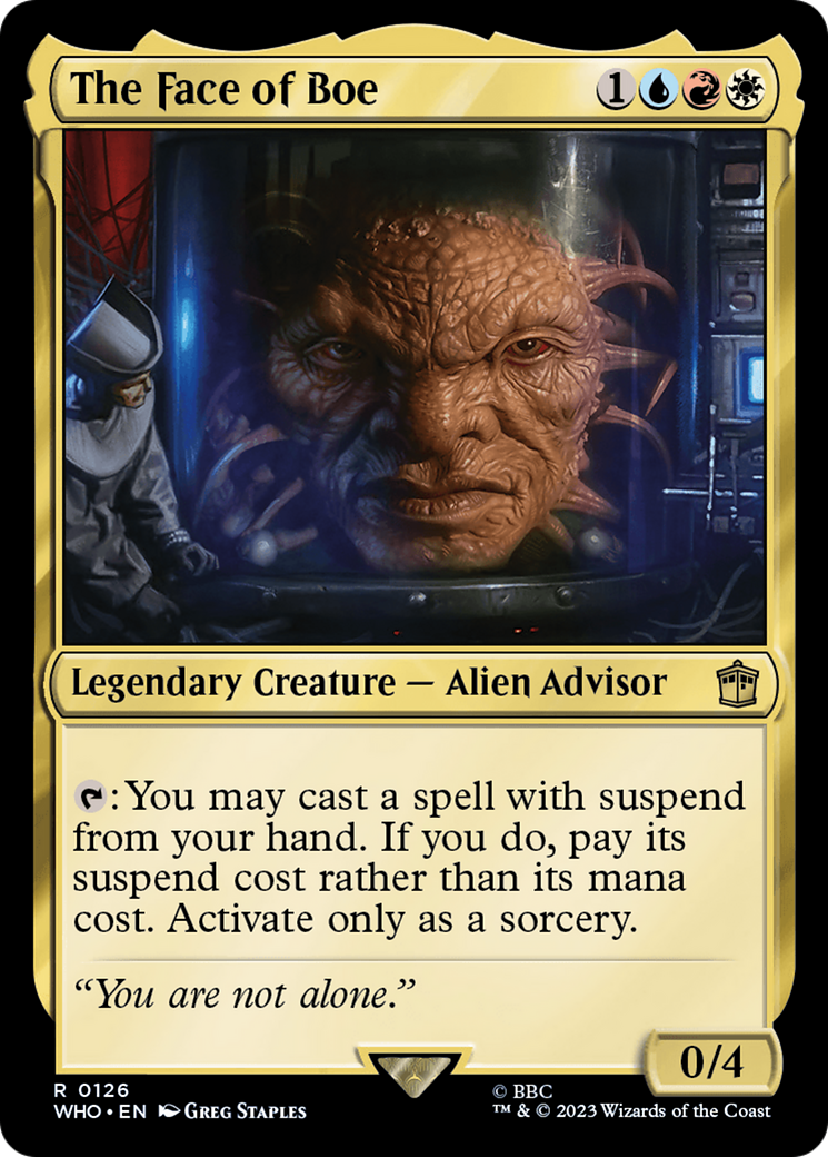 Magic: The Gathering - The Face of Boe - Doctor Who