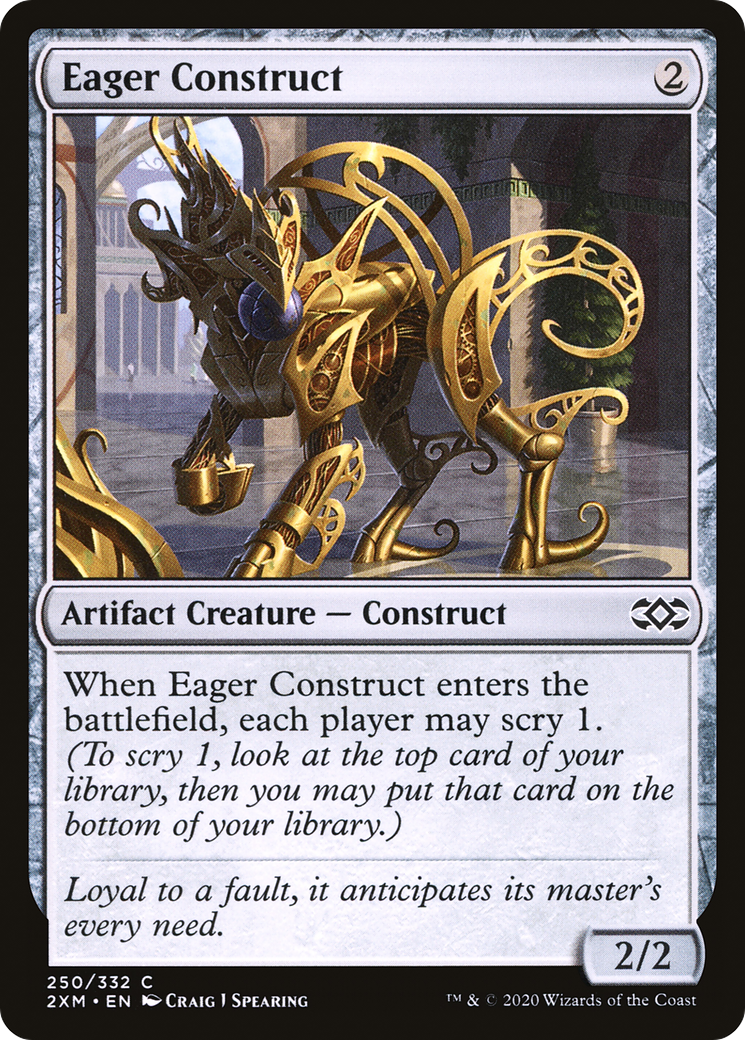 Magic: The Gathering - Eager Construct Foil - Double Masters