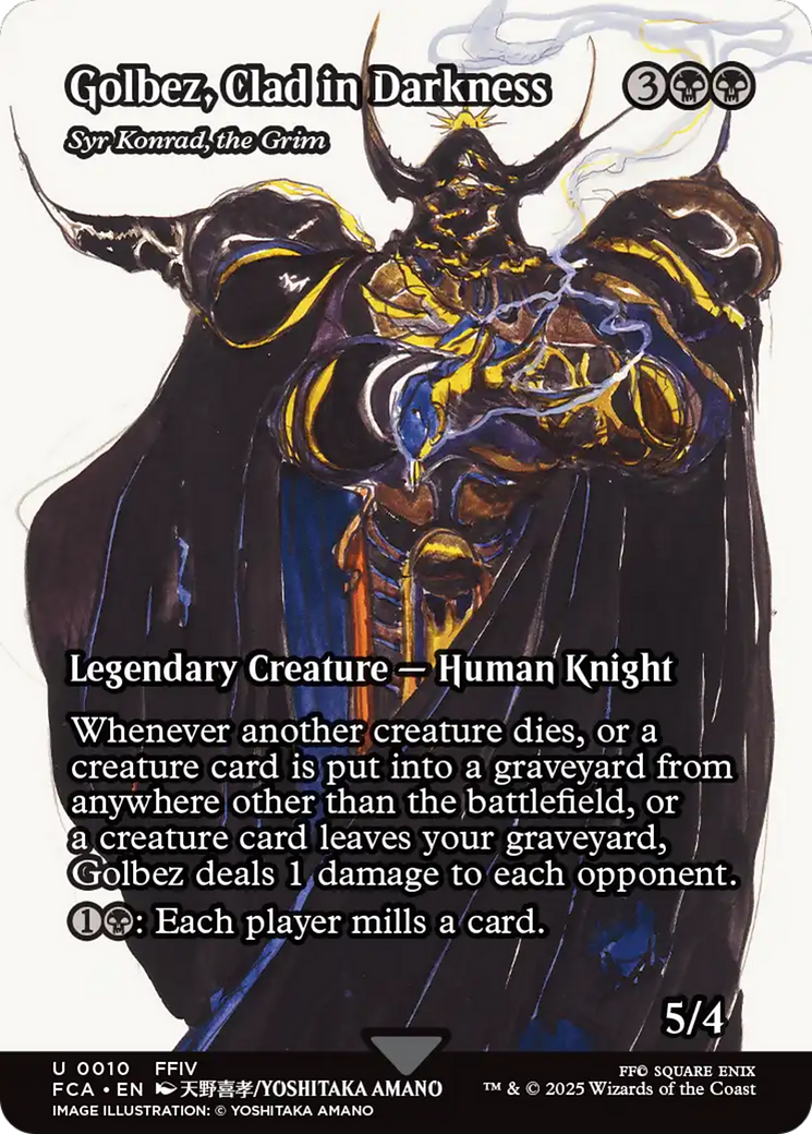 Magic: The Gathering - Syr Konrad, the Grim Foil - Final Fantasy: Through the Ages