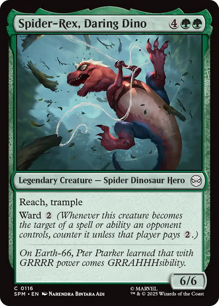 Magic: The Gathering - Spider-Rex, Daring Dino Foil - Marvel's Spider-Man