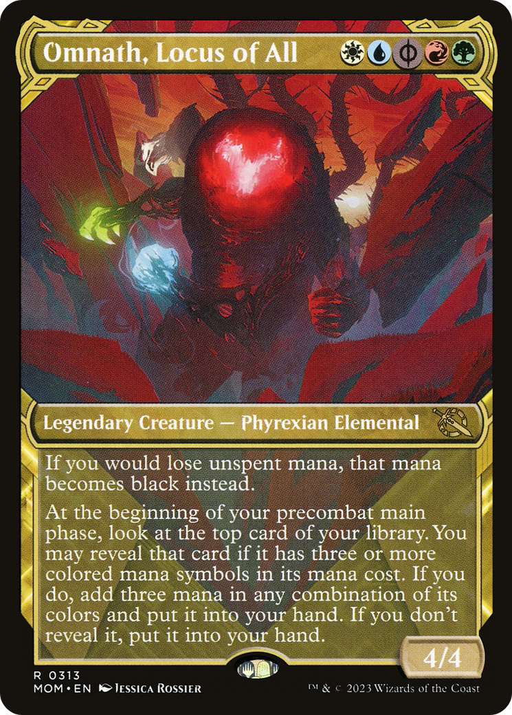 Magic: The Gathering - Omnath, Locus of All Foil - March of the Machine