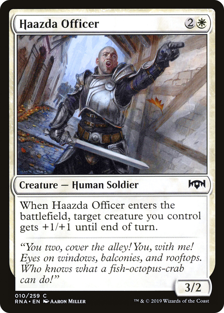 Magic: The Gathering - Haazda Officer Foil - Ravnica Allegiance
