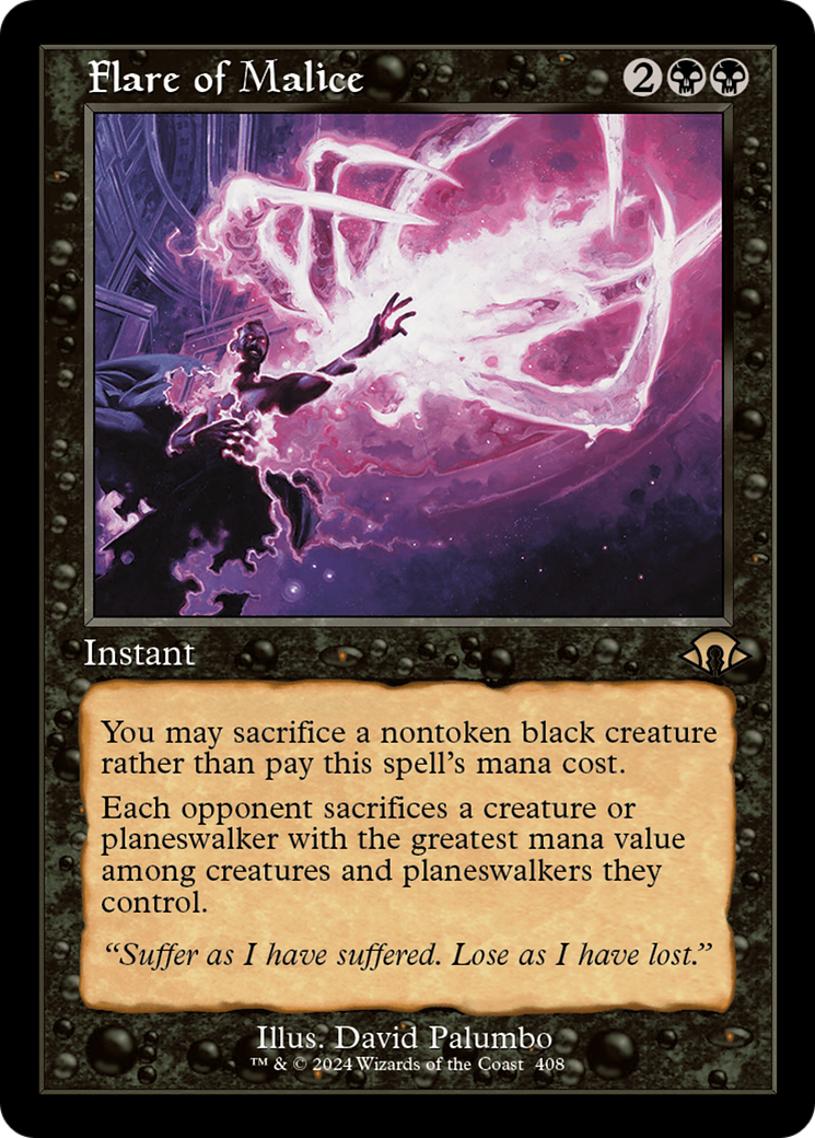 Magic: The Gathering - Flare of Malice Foil - Modern Horizons 3