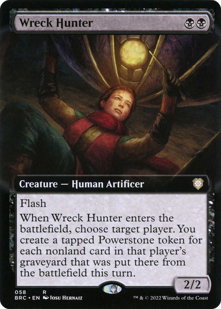 Magic: The Gathering - Wreck Hunter Foil - The Brothers' War Commander