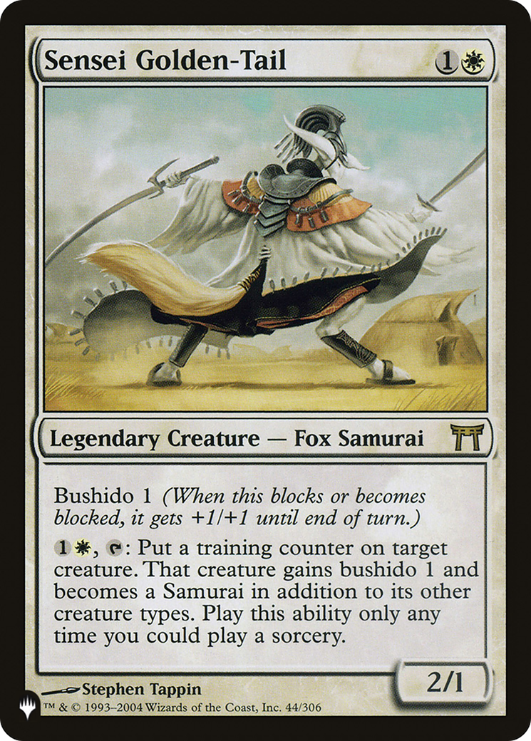 Magic: The Gathering - Sensei Golden-Tail - The List