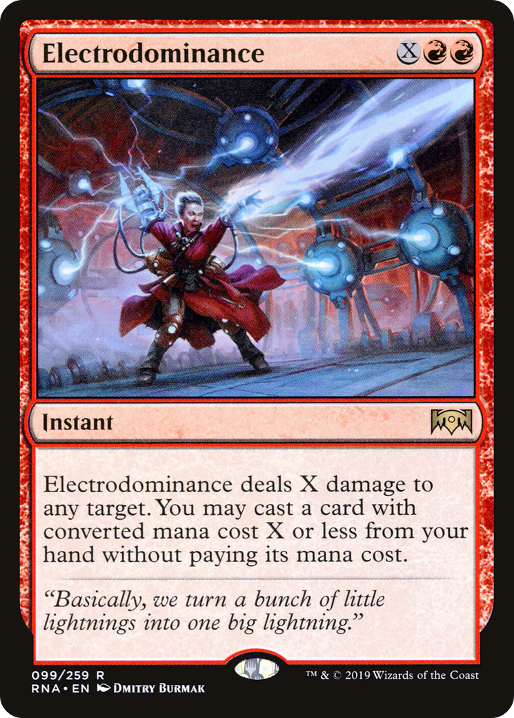 Magic: The Gathering - Electrodominance Foil - Ravnica Allegiance