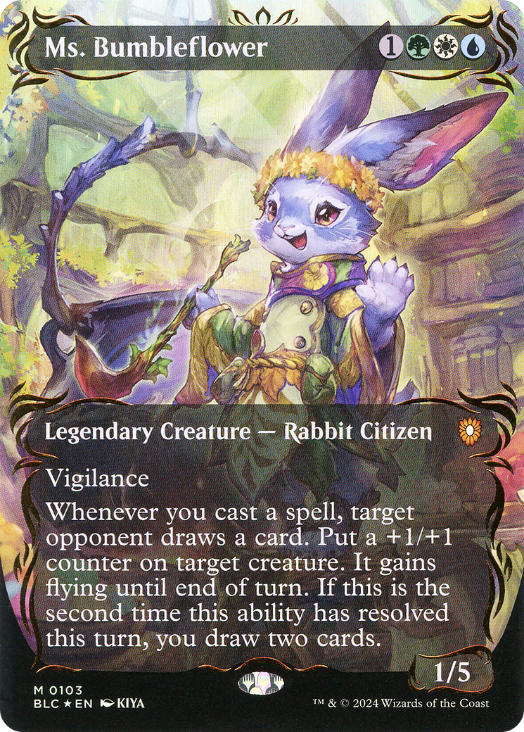 Magic: The Gathering - Ms. Bumbleflower Foil - Bloomburrow Commander