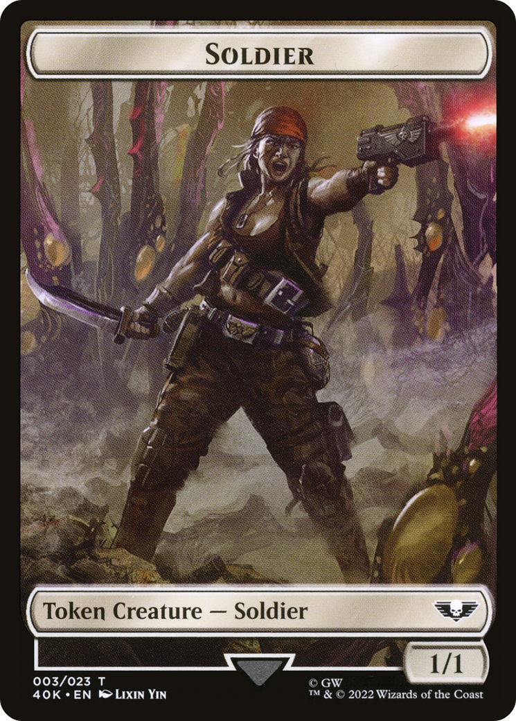 Magic: The Gathering - Soldier Token - Warhammer 40000 Tokens