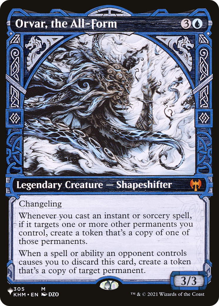 Magic: The Gathering - Orvar, the All-Form - The List