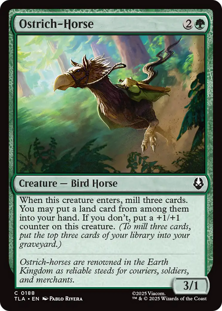 Magic: The Gathering - Ostrich-Horse - Avatar: The Last Airbender