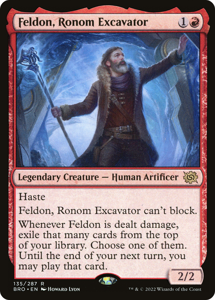 Magic: The Gathering - Feldon, Ronom Excavator Foil - The Brothers' War