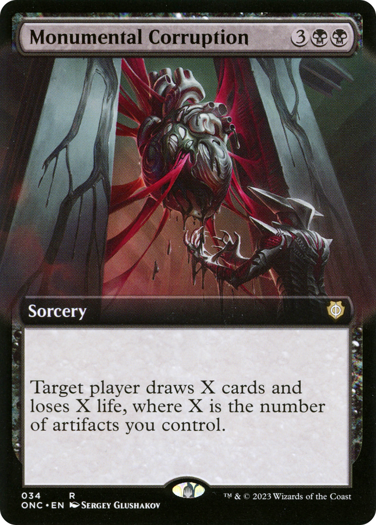 Magic: The Gathering - Monumental Corruption Foil - Phyrexia: All Will Be One Commander