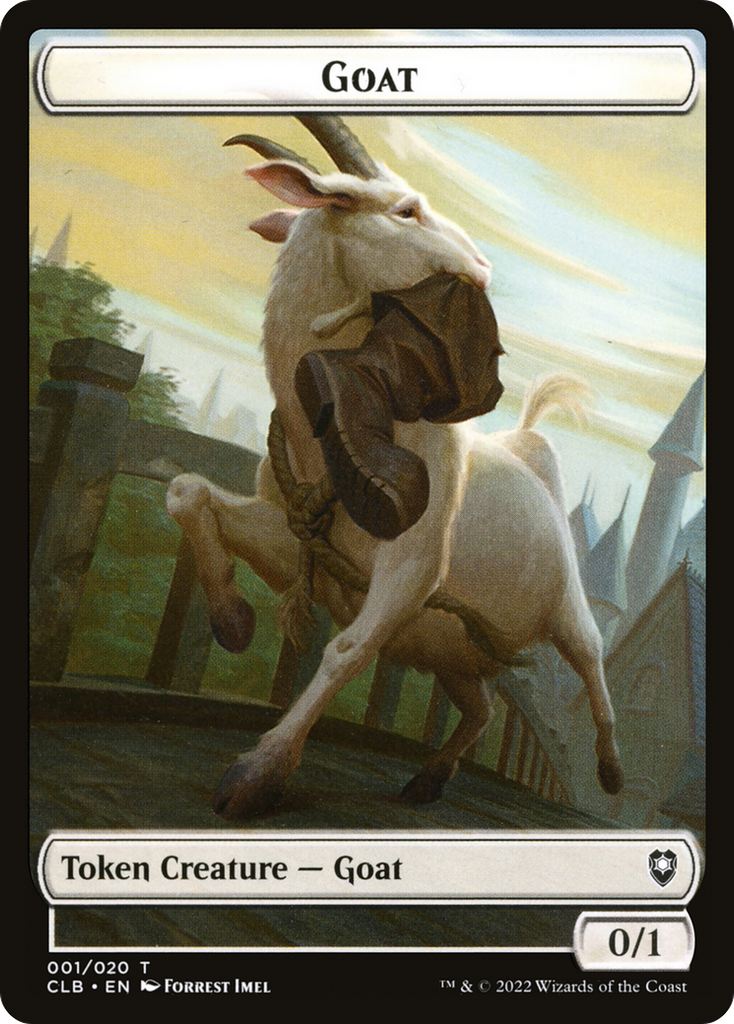 Magic: The Gathering - Goat Token - Battle for Baldur's Gate Tokens