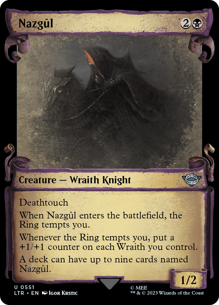 Magic: The Gathering - Nazgûl Foil - The Lord of the Rings: Tales of Middle-earth