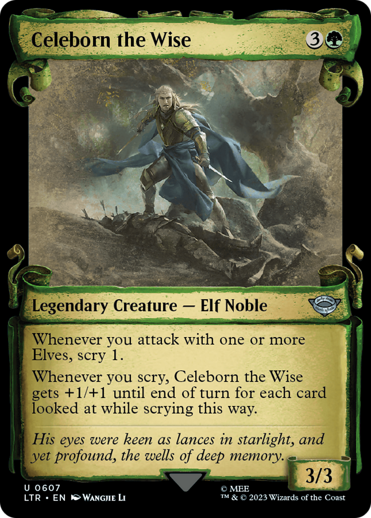 Magic: The Gathering - Celeborn the Wise Foil - The Lord of the Rings: Tales of Middle-earth