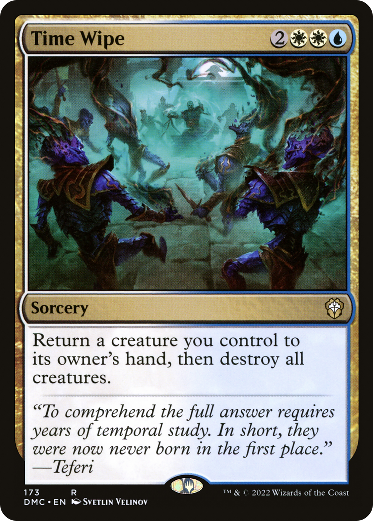 Magic: The Gathering - Time Wipe - Dominaria United Commander
