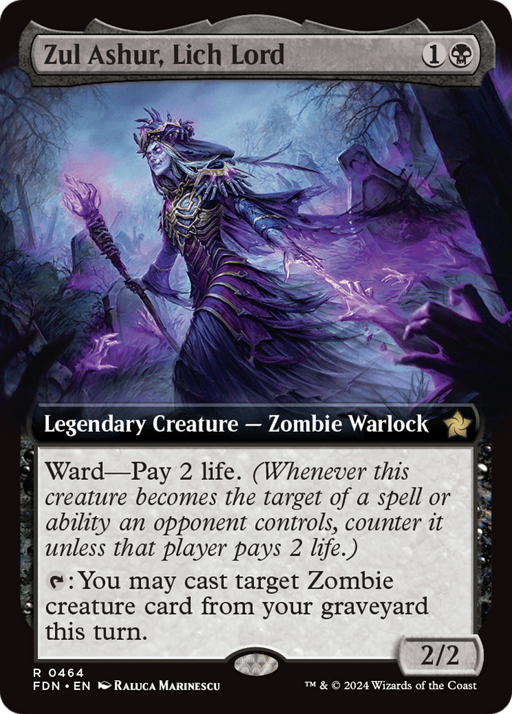 Magic: The Gathering - Zul Ashur, Lich Lord Foil - Foundations