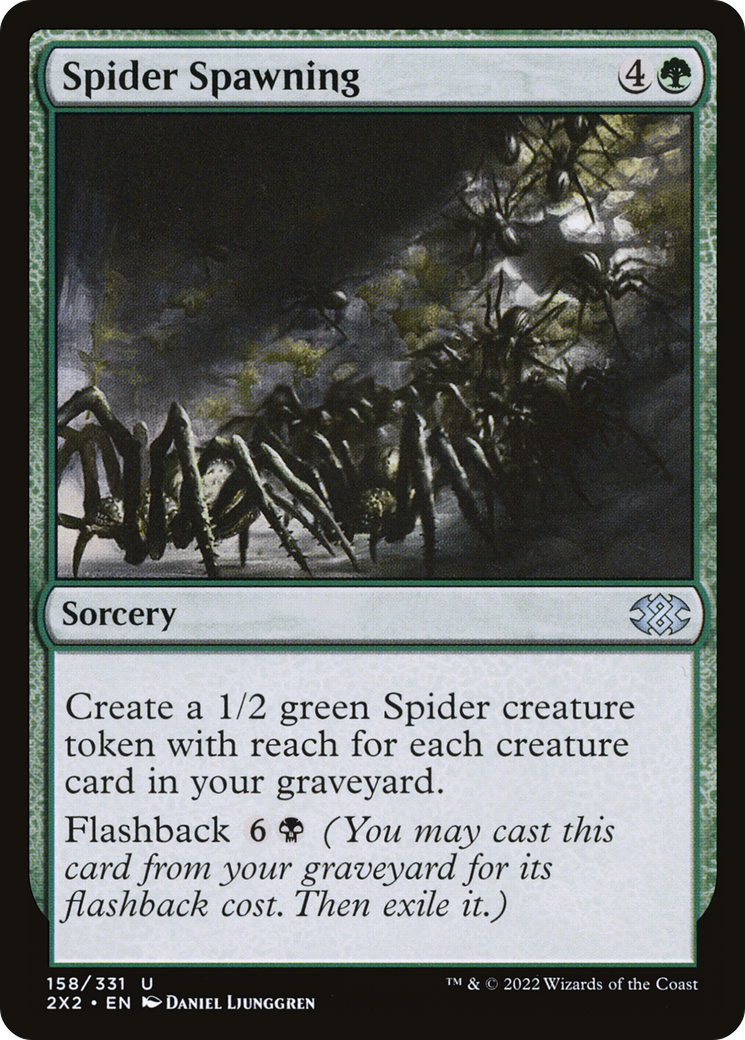 Magic: The Gathering - Spider Spawning Foil - Double Masters 2022