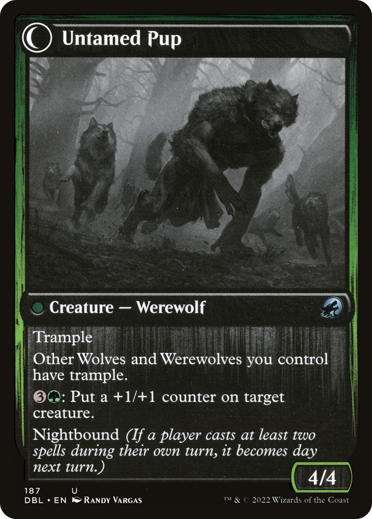 Magic: The Gathering - Hound Tamer // Untamed Pup - Innistrad: Double Feature