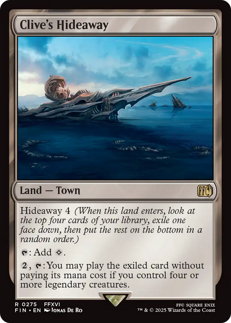Magic: The Gathering - Clive's Hideaway Foil - Final Fantasy