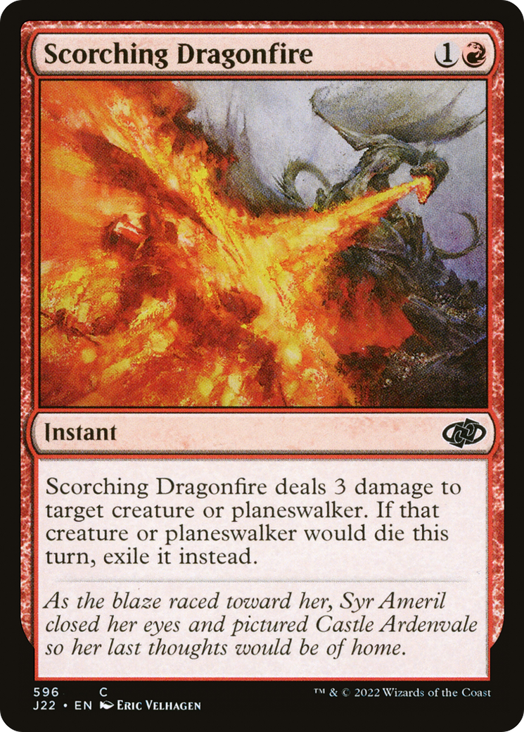 Magic: The Gathering - Scorching Dragonfire - Jumpstart 2022