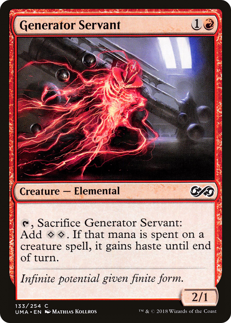Magic: The Gathering - Generator Servant Foil - Ultimate Masters