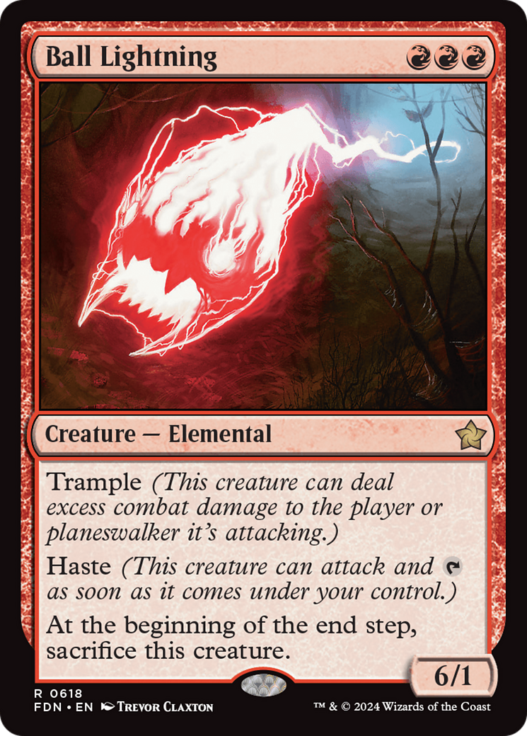 Magic: The Gathering - Ball Lightning - Foundations