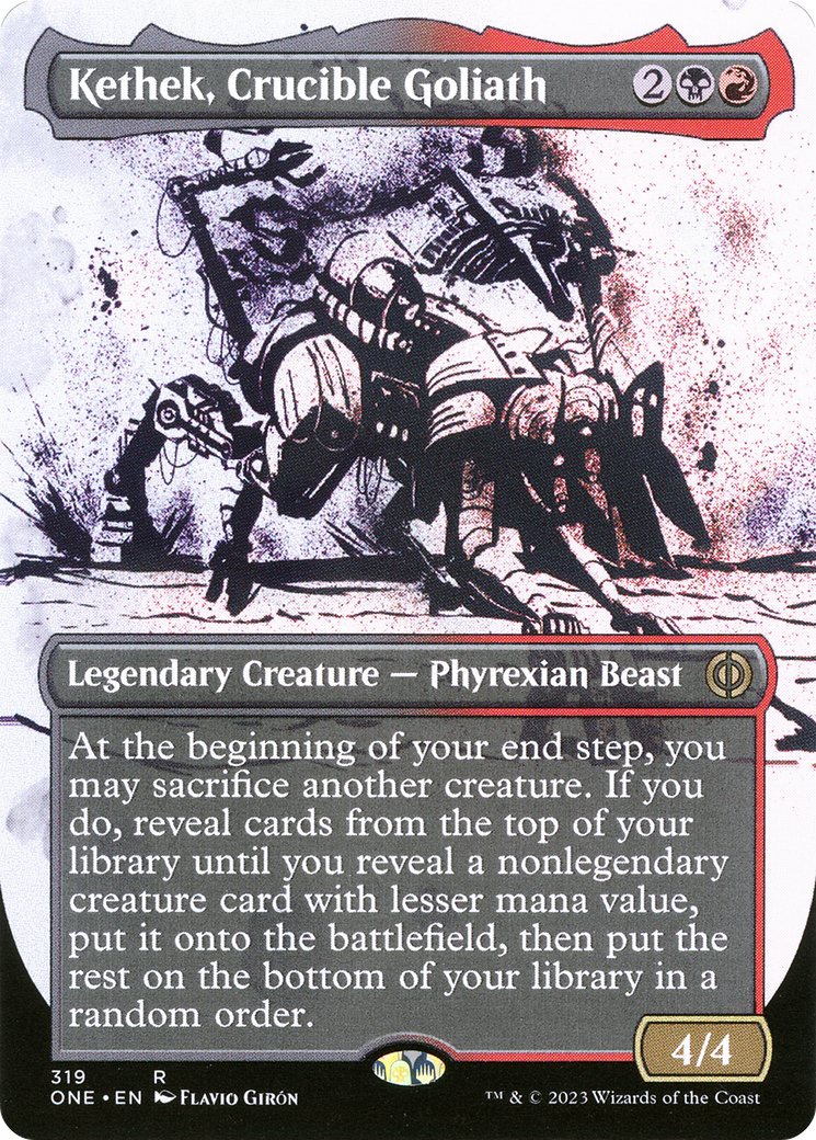Magic: The Gathering - Kethek, Crucible Goliath Foil - Phyrexia: All Will Be One