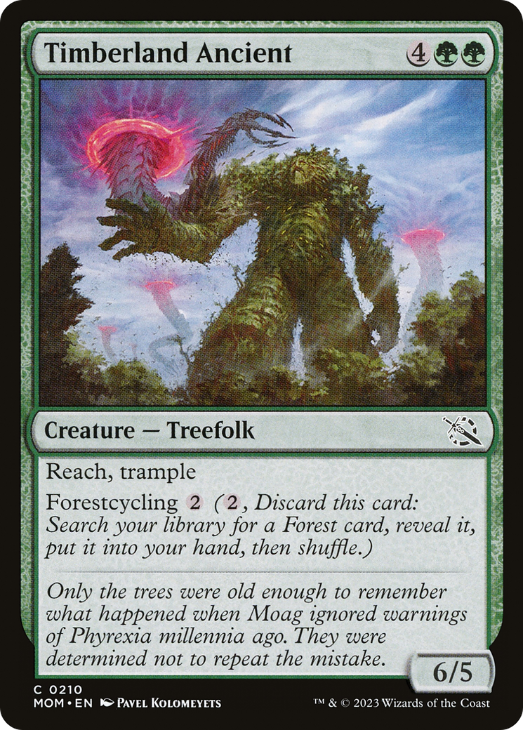 Magic: The Gathering - Timberland Ancient Foil - March of the Machine
