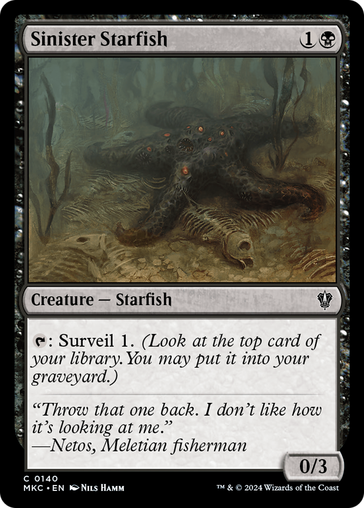Magic: The Gathering - Sinister Starfish - Murders at Karlov Manor Commander